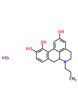 77761-73-0  6-propyl-5,6,6a,7-tetrahydro-4H-dibenzo[de,g]quinoline-2,10,11-triol hydrobromide (1:1)