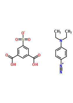 83749-62-6;87719-22-0  4-(diethylamino)benzenediazonium 3,5-dicarboxybenzenesulfonate