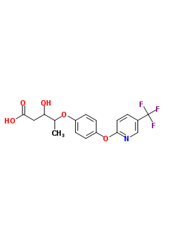 89468-96-2  2,5-dideoxy-4-O-(4-{[5-(trifluoromethyl)pyridin-2-yl]oxy}phenyl)pentonic acid