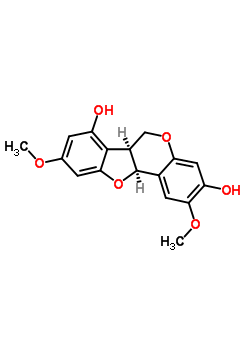 89647-64-3  (6aS, 11aS) -2,9- 디 메 톡시 -6a, 11a- 디 하이드로 -6H- [1] 벤조 푸로 [3,2-c] 크롬 -3,7- 디올