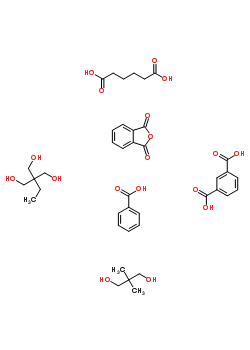 90326-93-5  adipic acid; benzoic acid; 2,2-dimethylpropane-1,3-diol; 2-ethyl-2-(hydroxymethyl)propane-1,3-diol; isobenzofuran-1,3-dione; isophthalic acid