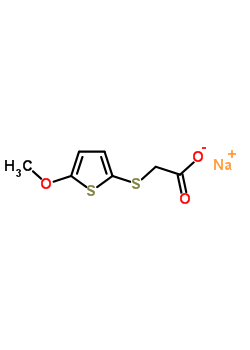 90537-80-7  sodium [(5-methoxythiophen-2-yl)sulfanyl]acetate