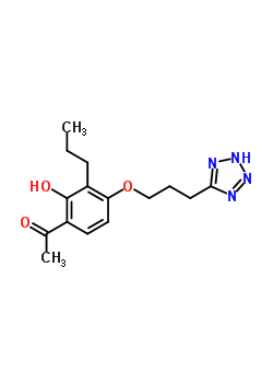 92518-32-6  1-{2-hydroxy-3-propyl-4-[3-(2H-tetrazol-5-yl)propoxy]phenyl}ethanone