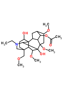 95066-33-4  20-ethyl-1,7-dihydroxy-6,8,16-trimethoxy-4-(methoxymethyl)aconitan-14-yl acetate