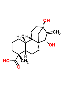 95307-47-4  (5beta,8alpha,9beta,10alpha,13alpha,15alpha)-13,15-dihydroxykaur-16-en-18-oic acid