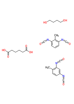 96446-47-8  adipic acid; butane-1,4-diol; 1,3-diisocyanato-2-methyl-benzene; 2,4-diisocyanato-1-methyl-benzene