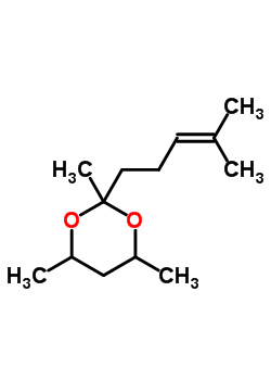 97536-45-3  2,4,6-trimethyl-2-(4-methylpent-3-en-1-yl)-1,3-dioxane