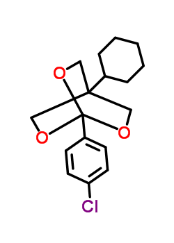97719-95-4  1-(4-chlorophenyl)-4-cyclohexyl-2,6,7-trioxabicyclo[2.2.2]octane