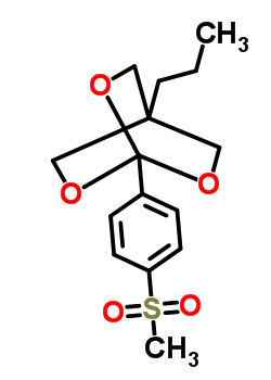 97720-17-7  1-[4-(methylsulfonyl)phenyl]-4-propyl-2,6,7-trioxabicyclo[2.2.2]octane