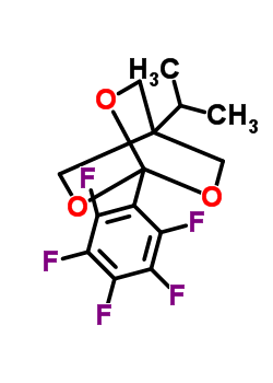 97720-26-8  1-(pentafluorophenyl)-4-(propan-2-yl)-2,6,7-trioxabicyclo[2.2.2]octane