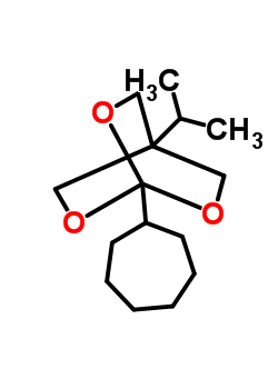 97720-38-2  1-cycloheptyl-4-(propan-2-yl)-2,6,7-trioxabicyclo[2.2.2]octane