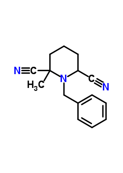 98195-09-6  1-benzyl-2-methylpiperidine-2,6-dicarbonitrile