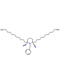 98195-17-6  1-benzyl-2,6-diundecylpiperidine-2,6-dicarbonitrile