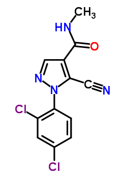 98475-67-3  5-cyano-1-(2,4-dichlorophenyl)-N-methyl-1H-pyrazole-4-carboxamide