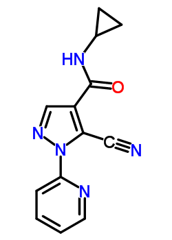 98476-65-4  5-cyano-N-cyclopropyl-1-(pyridin-2-yl)-1H-pyrazole-4-carboxamide