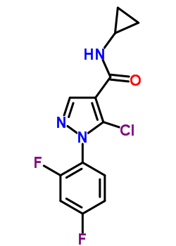 98534-01-1  5-chloro-N-cyclopropyl-1-(2,4-difluorophenyl)-1H-pyrazole-4-carboxamide