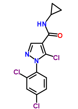 98534-04-4  5-chloro-N-cyclopropyl-1-(2,4-dichlorophenyl)-1H-pyrazole-4-carboxamide