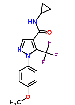 98534-49-7  N-cyclopropyl-1-(4-methoxyphenyl)-5-(trifluoromethyl)-1H-pyrazole-4-carboxamide