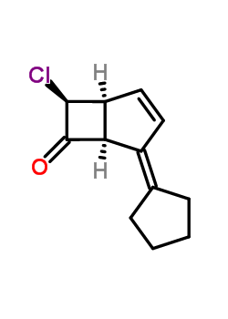 98874-88-5  (1S,5S,7S)-7-chloro-4-cyclopentylidenebicyclo[3.2.0]hept-2-en-6-one