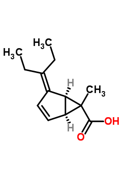 98874-94-3  (1S,5S)-6-methyl-4-(pentan-3-ylidene)bicyclo[3.1.0]hex-2-ene-6-carboxylic acid