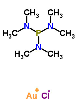 99021-83-7  gold(1+) chloride - N,N,N',N',N'',N''-hexamethylphosphorous triamide (1:1:1)