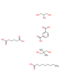 99129-29-0  adipic acid; 2,2-dimethylpropane-1,3-diol; glycerol; isophthalic acid; nonanoic acid