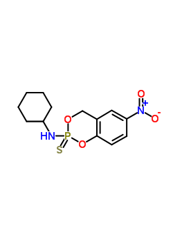 99300-59-1  N-cyclohexyl-6-nitro-4H-1,3,2-benzodioxaphosphinin-2-amine 2-sulfide