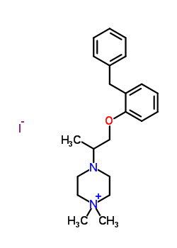 10429-55-7  4-[1-(2-benzylphenoxy)propan-2-yl]-1,1-dimethylpiperazin-1-ium iodide