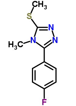 116850-63-6  3-(4-fluorophenyl)-4-methyl-5-(methylsulfanyl)-4H-1,2,4-triazole