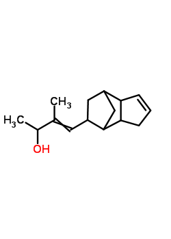 126646-06-8  3-Buten-2-ol, 4-(3a,4,6,7,7a,-hexahydro-4,7-methano-1H-inden-5-(6)-yl)-3-methyl-