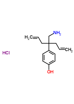 13064-19-2  4-[4-(aminomethyl)hepta-1,6-dien-4-yl]phenol hydrochloride (1:1)