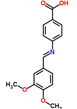 13160-78-6  4-{[(E)-(3,4-dimethoxyphenyl)methylidene]amino}benzoic acid