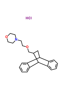 13388-11-9  4-[2-(9,10-dihydro-9,10-ethanoanthracen-11-ylmethoxy)ethyl]morpholine hydrochloride (1:1)