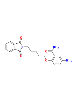 13738-12-0  5-amino-2-{[5-(1,3-dioxo-1,3-dihydro-2H-isoindol-2-yl)pentyl]oxy}benzamide