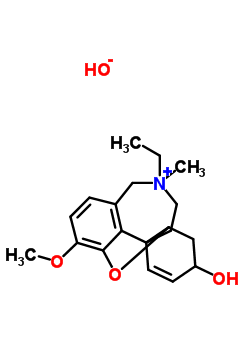 14844-84-9  11-ethyl-6-hydroxy-3-methoxy-11-methyl-5,6,9,10,11,12-hexahydro-4aH-[1]benzofuro[3a,3,2-ef][2]benzazepin-11-ium hydroxide