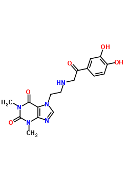 16289-61-5  7-(2-{[2-(3,4-dihydroxyphenyl)-2-oxoethyl]amino}ethyl)-1,3-dimethyl-3,7-dihydro-1H-purine-2,6-dione