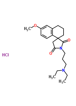 17502-68-0  1'-[3-(diethylamino)propyl]-6-methoxy-3,4-dihydro-2H,2'H,5'H-spiro[naphthalene-1,3'-pyrrolidine]-2',5'-dione hydrochloride (1:1)