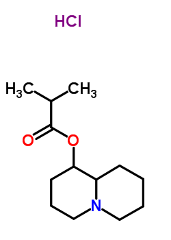 17943-28-1  octahydro-2H-quinolizin-1-yl 2-methylpropanoate hydrochloride (1:1)