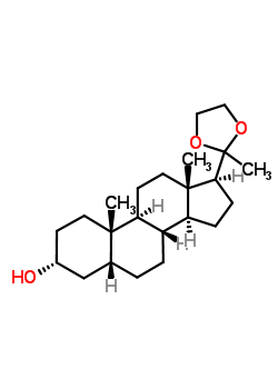 18000-89-0  17-(2-methyl-1,3-dioxolan-2-yl)androstan-3-ol