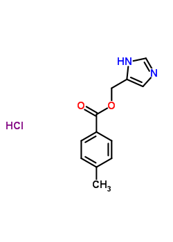 18429-76-0  1H-imidazol-5-ylmethyl 4-methylbenzoate hydrochloride (1:1)