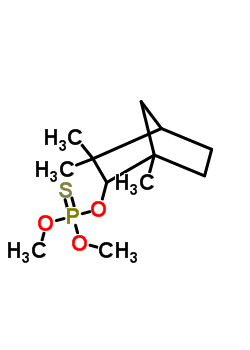 18470-10-5  fosforotioato de O,O-dimetil O-(1,3,3-trimetilbiciclo[2.2.1]hept-2-il)