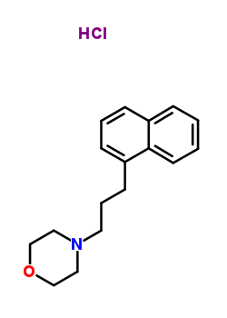 18514-28-8  4-[3-(naphthalen-1-yl)propyl]morpholine hydrochloride (1:1)