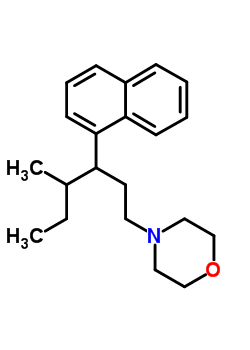 18514-30-2  4-[4-methyl-3-(naphthalen-1-yl)hexyl]morpholine