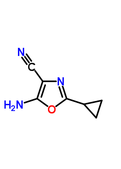 196411-04-8  4-Oxazolecarbonitrile,5-amino-2-cyclopropyl-(9CI)