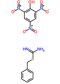 20614-10-2  benzyl carbamimidothioate - 2,4,6-trinitrophenol (1:1)
