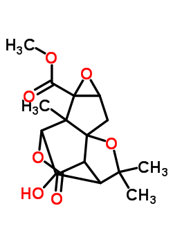 21291-18-9  methyl 9-hydroxy-2,2,6a-trimethyl-4-oxooctahydro-6bH-3,6-methanofuro[3,2-c]oxireno[3,4]cyclopenta[1,2-d]pyran-6b-carboxylate