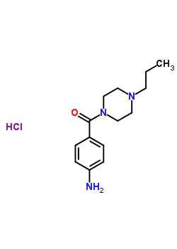 21312-45-8  (4-aminophenyl)(4-propylpiperazin-1-yl)methanone hydrochloride (1:1)