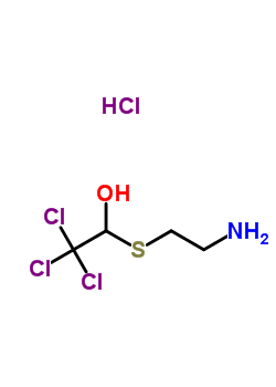 21919-00-6  1-[(2-aminoethyl)sulfanyl]-2,2,2-trichloroethanol hydrochloride (1:1)