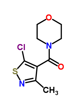 22131-64-2  (5-chloro-3-methyl-1,2-thiazol-4-yl)(morpholin-4-yl)methanone