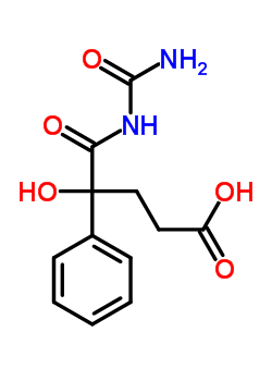 22742-73-0  5-(carbamoylamino)-4-hydroxy-5-oxo-4-phenylpentanoic acid